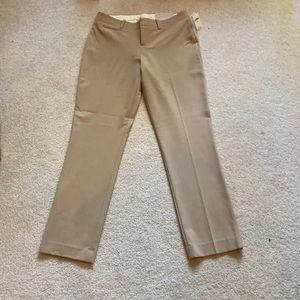 Straight leg khaki pants